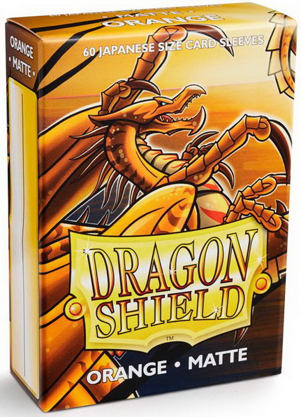 Dragon Shield - Confezione 60 Sleeves Japanese Size Matte Orange