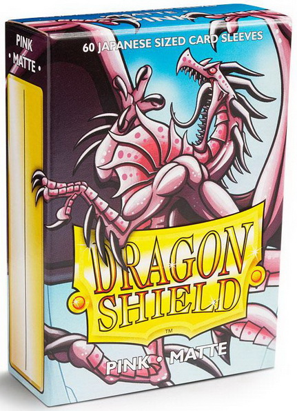 Dragon Shield - Confezione 60 Sleeves Japanese Size Matte Pink