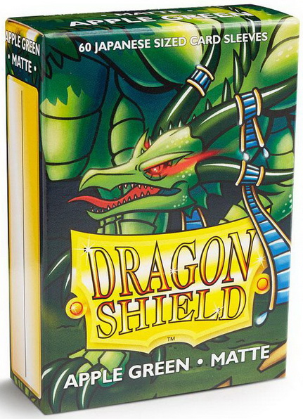 Dragon Shield - Confezione 60 Sleeves Japanese Size Matte Apple Green