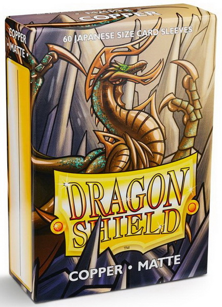 Dragon Shield - Confezione 60 Sleeves Japanese Size Matte Copper