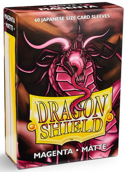 Dragon Shield - Confezione 60 Sleeves Japanese Size Matte Magenta