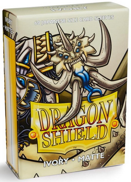 Dragon Shield - Confezione 60 Sleeves Japanese Size Matte Ivory
