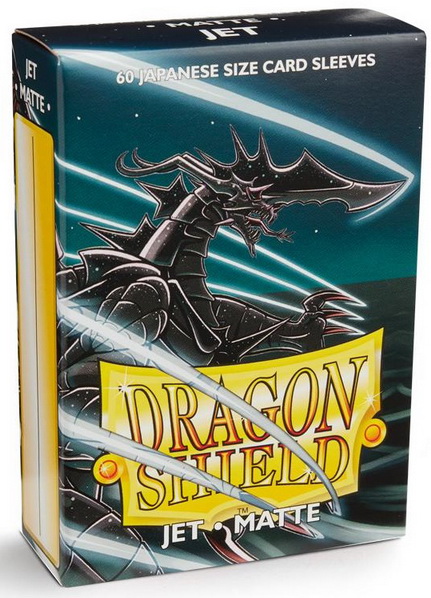 Dragon Shield - Confezione 60 Sleeves Japanese Size Matte Jet