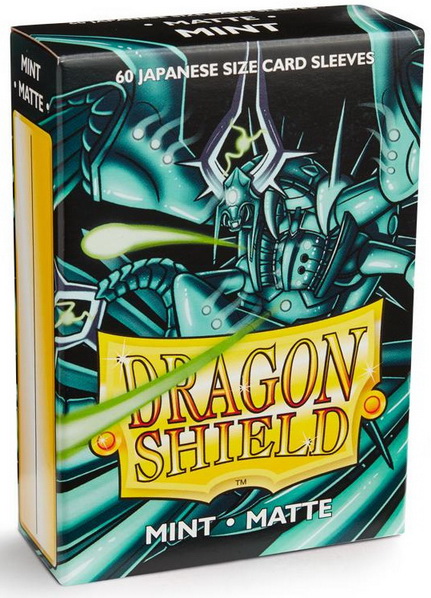 Dragon Shield - Confezione 60 Sleeves Japanese Size Matte Mint