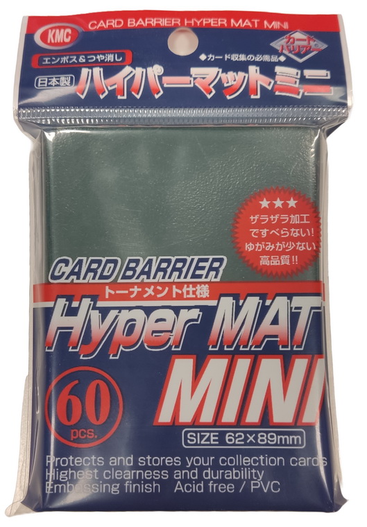 KMC Hyper Mat Mini - Conf. 60 Sleeves Verde