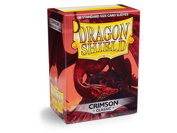 Dragon Shield - Confezione 100 Sleeves Standard Classic Crimson