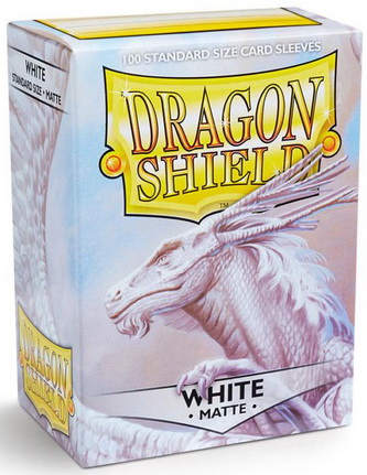 Dragon Shield - Confezione 100 Sleeves Standard Matte White