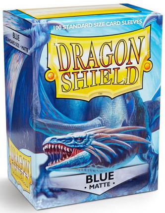 Dragon Shield - Confezione 100 Sleeves Standard Matte Blue