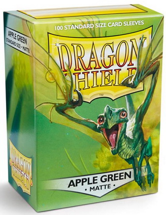 Dragon Shield - Confezione 100 Sleeves Standard Matte Apple Green