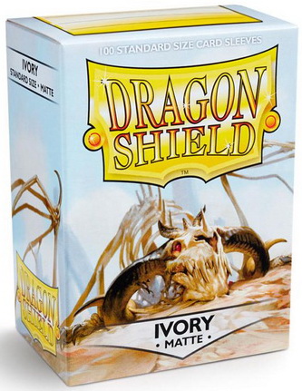 Dragon Shield - Confezione 100 Sleeves Standard Matte Ivory