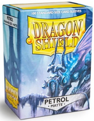 Dragon Shield - Confezione 100 Sleeves Standard Matte Petrol