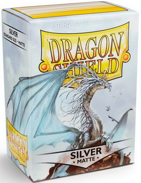 Dragon Shield - Confezione 100 Sleeves Standard Matte Silver