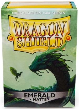 Dragon Shield - Confezione 100 Sleeves Standard Matte Emerald