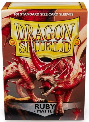 Dragon Shield - Confezione 100 Sleeves Standard Matte Ruby