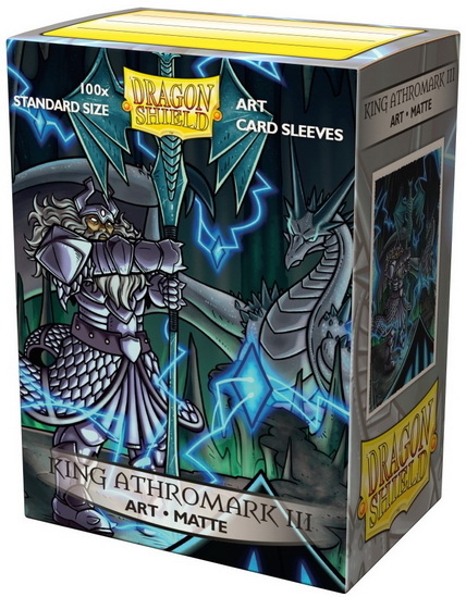[A22] Dragon Shield - Conf. 100 Standard Size Sleeves Art Matte King Athromark III: Portrait