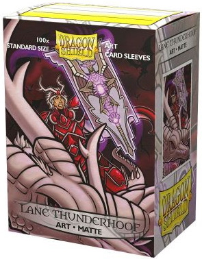 [A32] Dragon Shield - Conf. 100 Standard Size Sleeves Art Matte Lane Thunderhoof