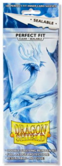 Dragon Shield - Confezione 100 Sleeves Standard Perfect Fit Sealable Sleeves Clear