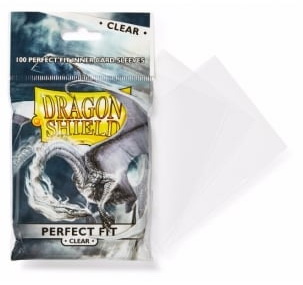 Dragon Shield - Confezione 100 Sleeves Standard Perfect Fit Clear