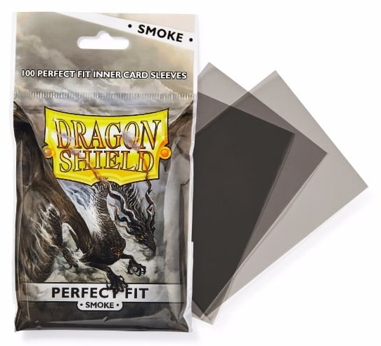 Dragon Shield - Confezione 100 Sleeves Standard Perfect Fit Smoke