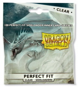 Dragon Shield - Confezione 100 Sleeves Standard Perfect Fit Sideloading Clear