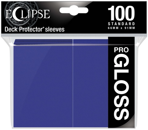 [ECL 9] Ultra Pro - Conf. 100 Sleeves Standard Eclipse Pro Gloss Royal Purple
