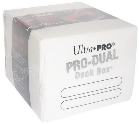 Ultra-PRO - PRO Dual Small Deck Box (120) White