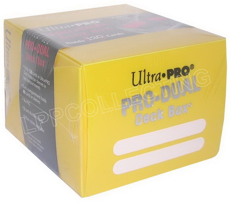 Ultra-PRO - PRO Dual Small Deck Box (120) Yellow