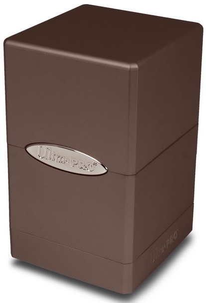 [ST 14] Ultra-PRO - Satin Tower Metallic Dark Chocolate (84602) <i>Out of Print!</i>