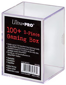 Ultra Pro - Scatola 100+ 2-Piece Gaming Box