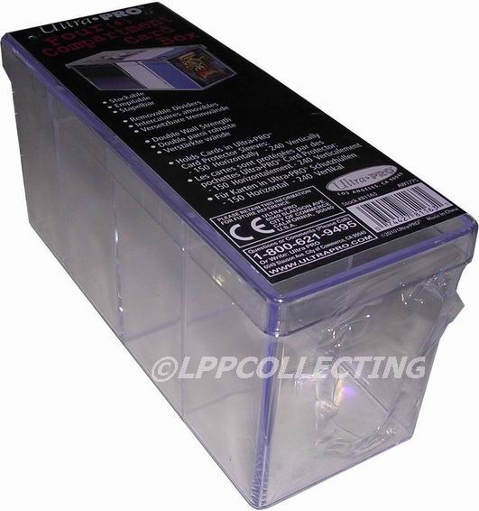 Ultra Pro - Scatola a 4 spazi Clear
