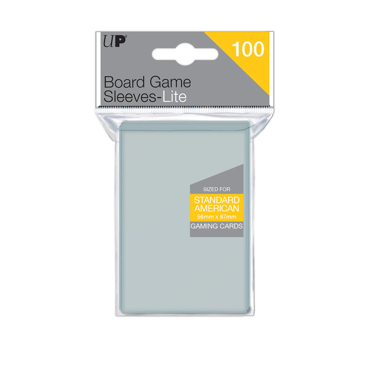 Ultra-PRO - Confezione 100 Lite Board Game Sleeves 56x87 mm (for Standard American Gaming Cards)