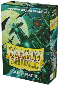 Dragon Shield - Confezione 60 Sleeves Japanese Size Matte Olive