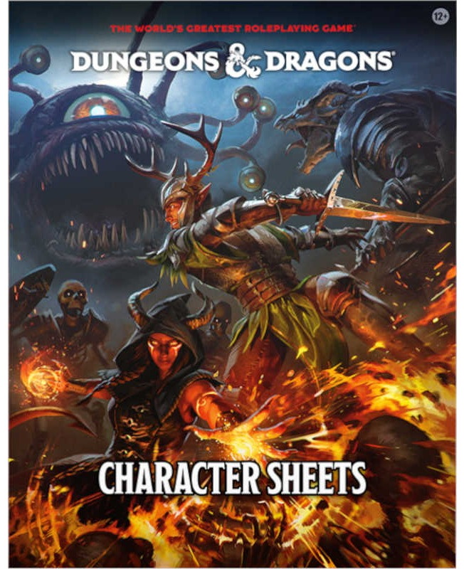 [GS12] D&D 5th Edition ENG - Character Sheets 2024