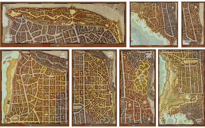 [GAM2] D&D 5a Edizione ENG - Waterdeep Dragon Heist Map Set (72888)