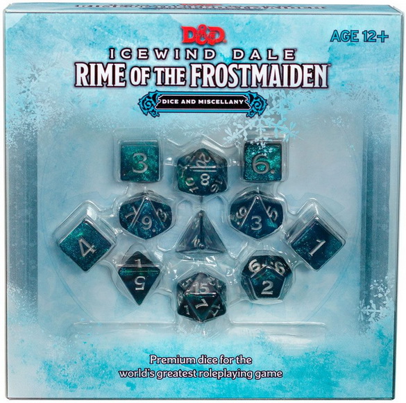 [DICE5] D&D 5th Edition ENG - Icewind Dale: Rime of the Frostmaiden Dice and Miscellany