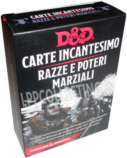[C7] D&D 5a Edizione ITA - Carte Incantesimo Razze e Poteri Marziali