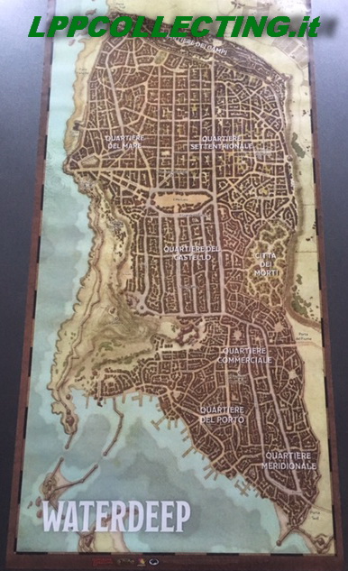 [MAP1] D&D 5a Edizione ITA - Waterdeep: Mappa della Città (72790I)