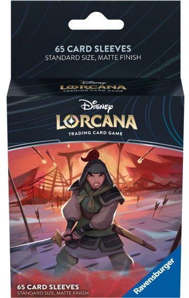 [SL-05] Lorcana - Confezione 65 Sleeves Standard Mulan, Soldier in Training