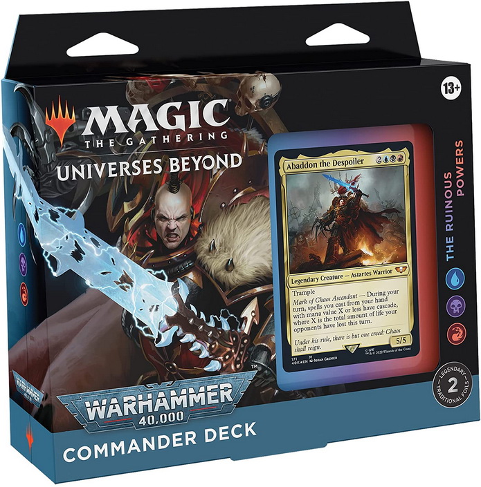 Warhammer 40,000 ENG - Commander Deck The Ruinous Power (confezione danneggiata)