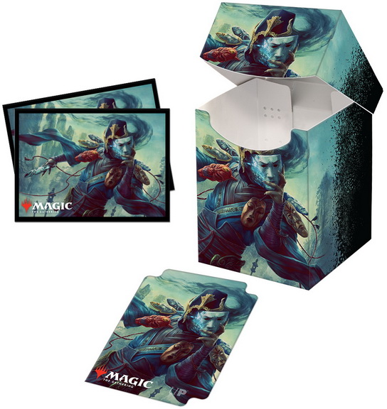 [3] MtG PRO-100+ Deck Box + 100 Sleeves CMR-V1 Sakashima of a Thousand