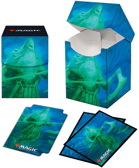 [10] MtG PRO-100+ Deck Box + 100 Sleeves KHC-V2 Ranar the Ever-Watchful