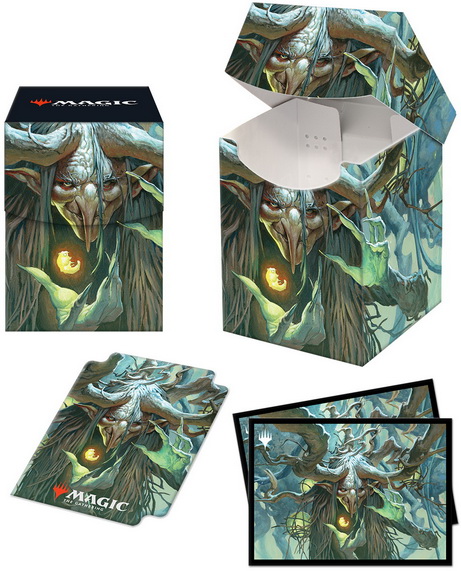 [13] MtG PRO-100+ Deck Box + 100 Sleeves C21-V3 Willowdusk, Essence Seer