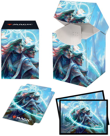 [15] MtG PRO-100+ Deck Box + 100 Sleeves C21-V5 Adrix and Nev, Twincasters