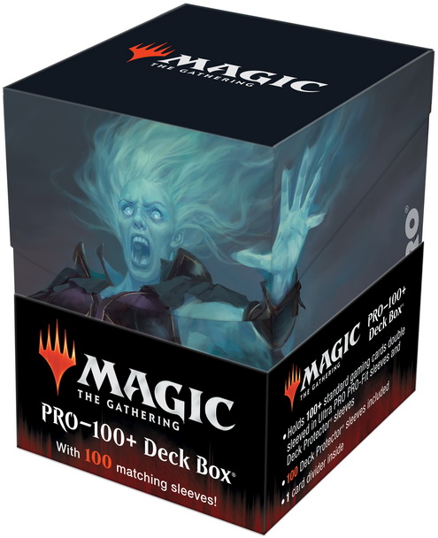 [22] MtG PRO-100+ Deck Box + 100 Sleeves VOC-V1 Millicent, Restless Revenant