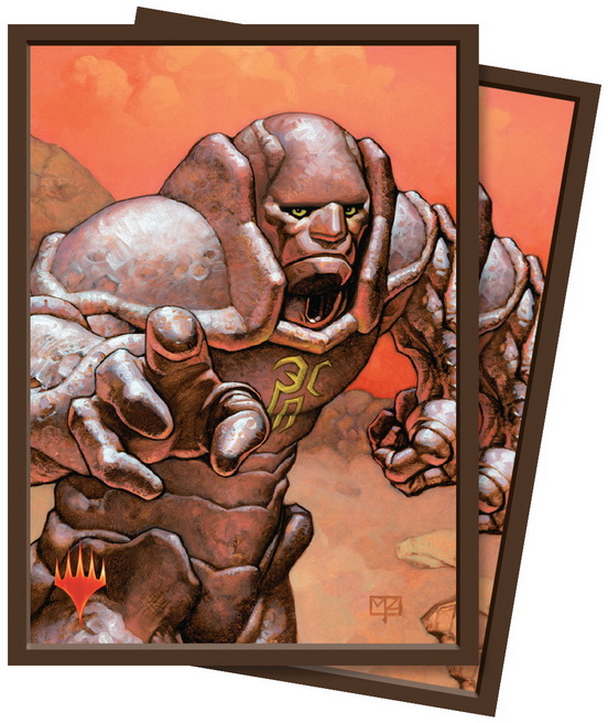 [21] MtG Sleeves - Conf. 100 Sleeves Matte Karn, Silver Golem