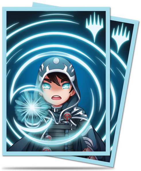 [27] MtG Sleeves - Conf. 100 Sleeves Matte Chibi Collection Jace - Mystic