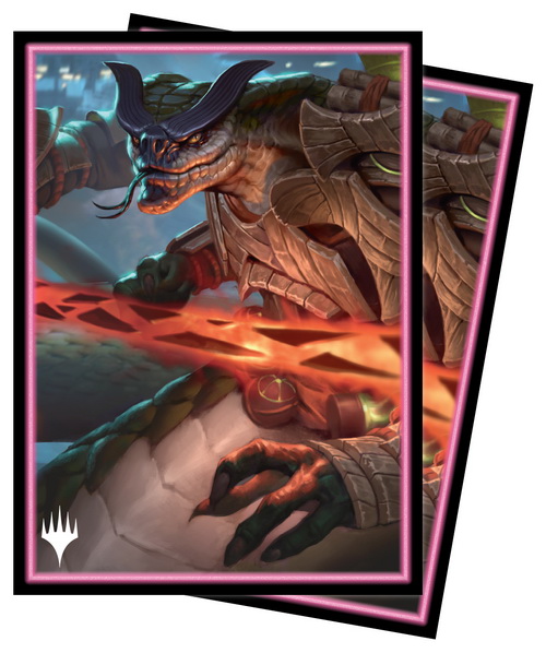 [141] MtG Sleeves NEO-B Confezione 100 Sleeves Chishiro, the Shattered Blade