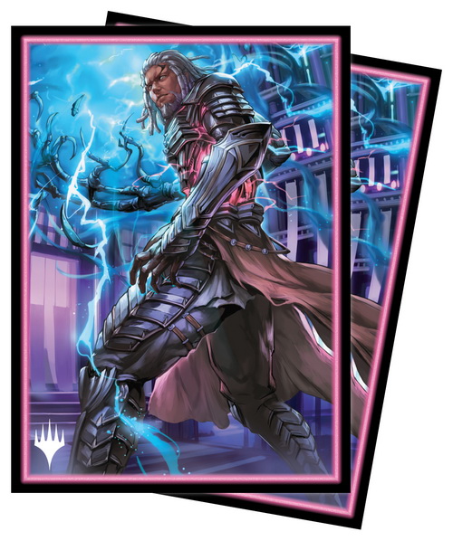 [144] MtG Sleeves NEO-V3 Confezione 100 Sleeves Tezzeret, Betrayer of Flesh