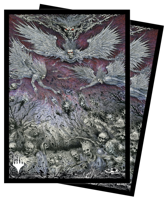 [166] MtG Sleeves 2X2-V3 Confezione 100 Sleeves Damnation