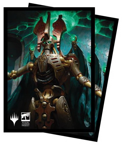 [173] MtG Sleeves 40K-V1 Confezione 100 Sleeves Szarekh, the Silent King